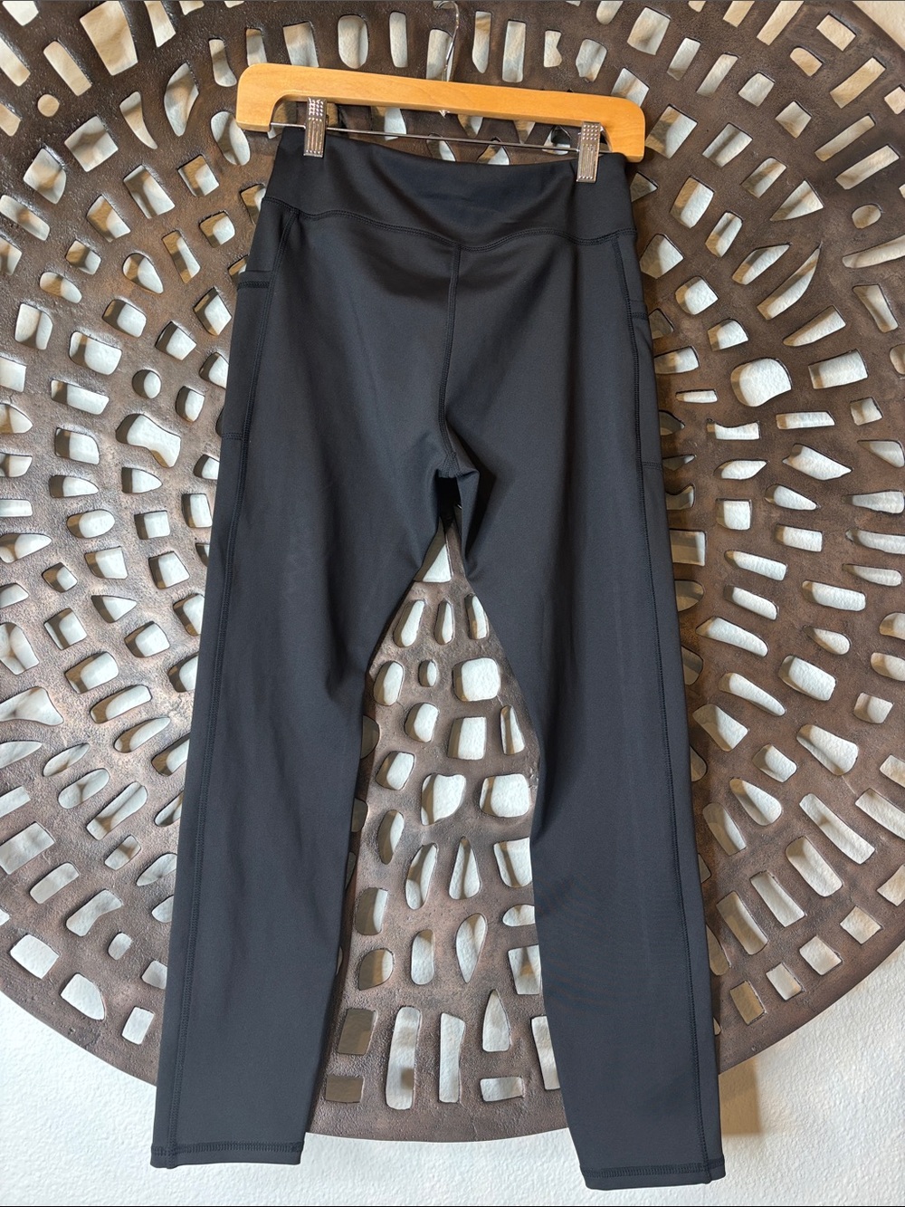 🖤 Move Theology Women’s XS Performance Pants NWT Black Contrast Waistband - Picture 2 of 10